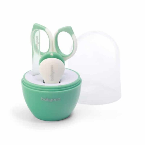Baby nail care kit, green, BabyOno