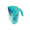 Rinsing cup with penguin design, turquoise blue, BabyOno