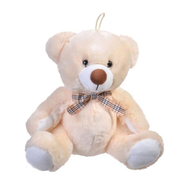 Teddy bear plush, 30 cm, beige