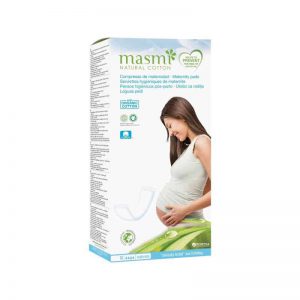 Organic cotton postnatal pads, Masmi