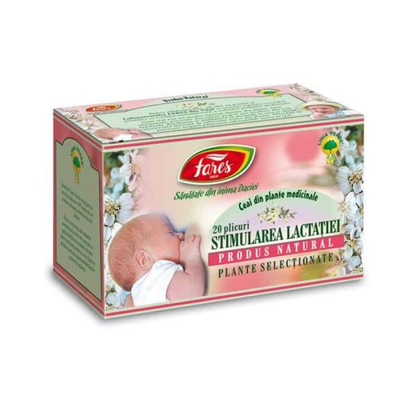 Ceai pentru stimularea lactatiei 20 plicuri Fares
