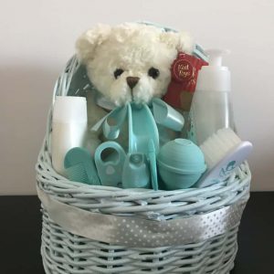 Gift basket for newborns “Light turquoise gift”