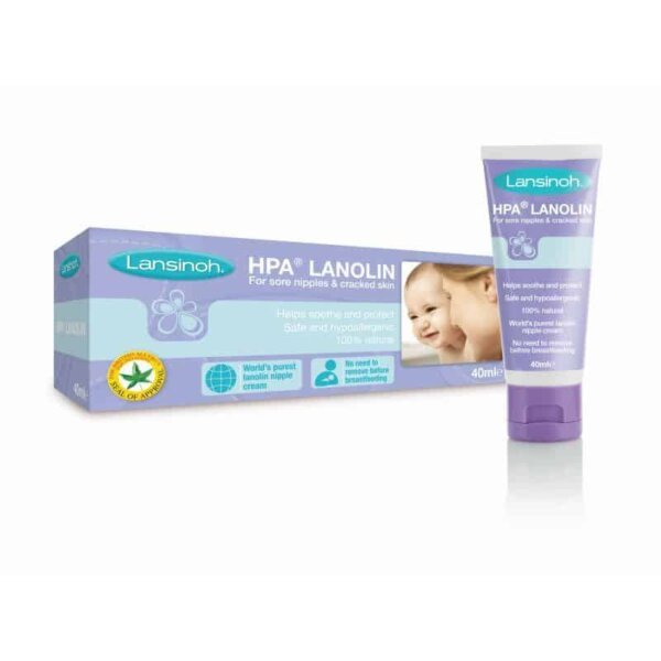 Breast cream (maternity and breastfeeding), HPA Lanolin, 40 ml, Lansinoh