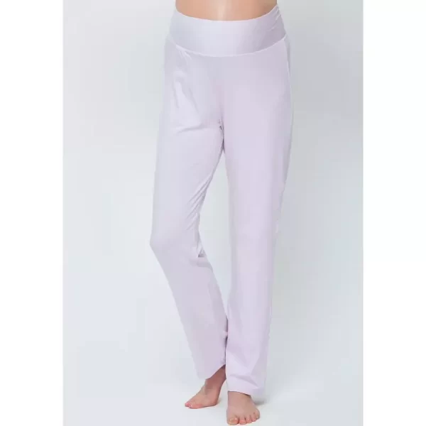 Pregnant pajamas for pregnancy and breastfeeding, cotton, long sleeves, light lilac color