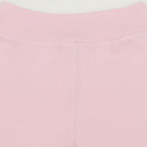 Pink cotton baby or newborn bootie pants