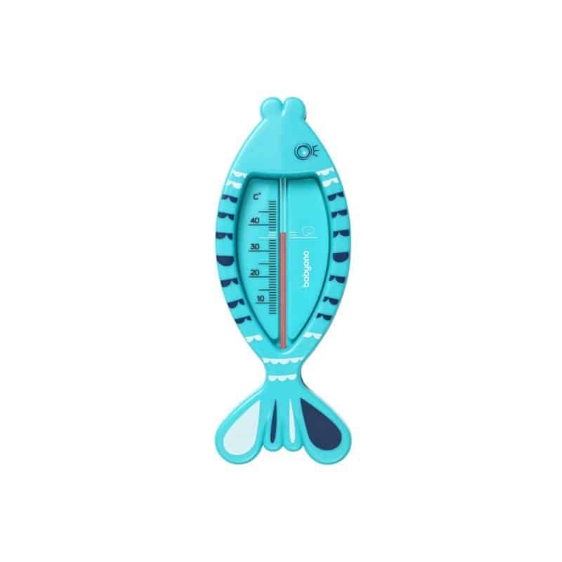 Baby bath thermometer, turquoise blue, fish-shaped, BabyOno