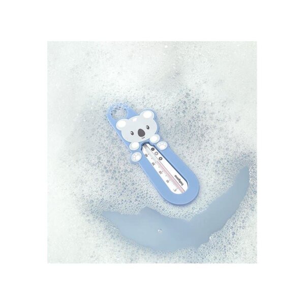 Baby bath thermometer in the shape of a koala bear, light blue, BabyOno